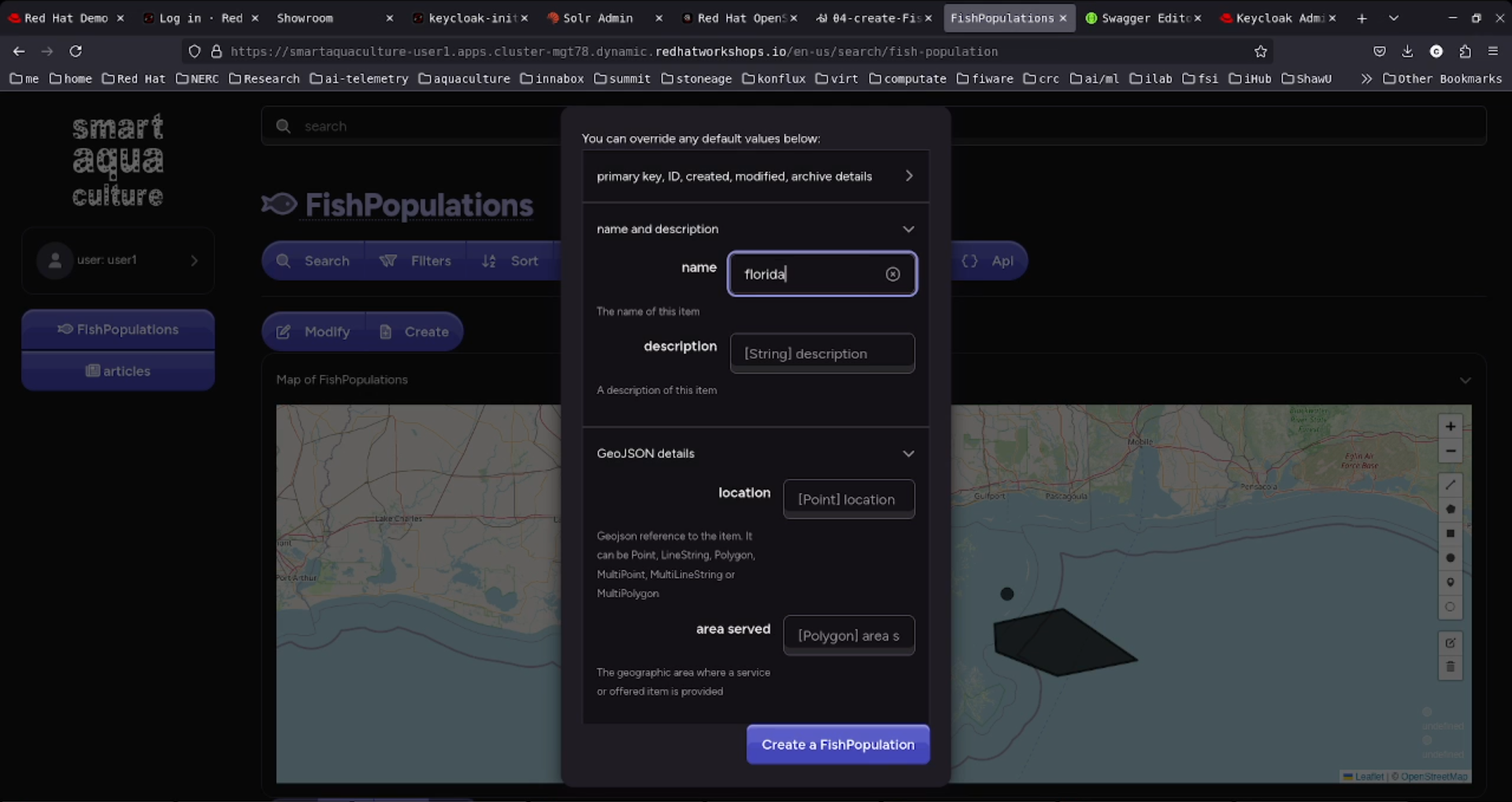 Deploy Smart Aquaculture on OpenShift Local