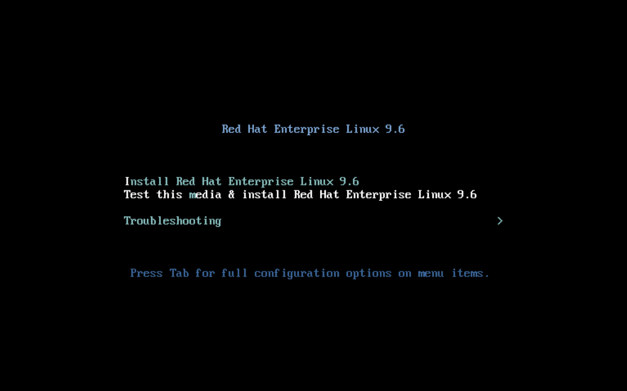 Install Red Hat Enterprise Linux